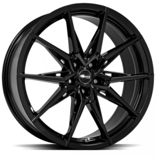 Brock B42 Shiny Black 9.5x20 5x112 ET42 B66.6
