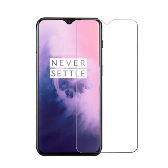 INCOVER OnePlus 7 Herdet Glass - Case Friendly - Gjennomsiktig