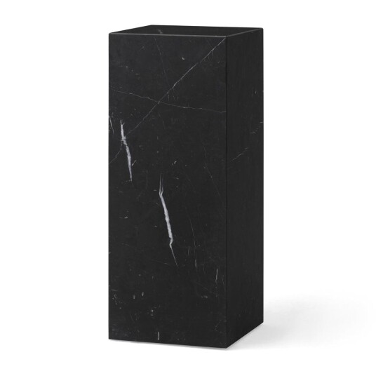Audo Copenhagen Plinth Pedestal pidestall Nero Marquina