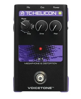Tc-Helicon Voicetone X1 Megaphone & Distortion Tc-Helicon Voicetone X1 Megaphone & Distortion