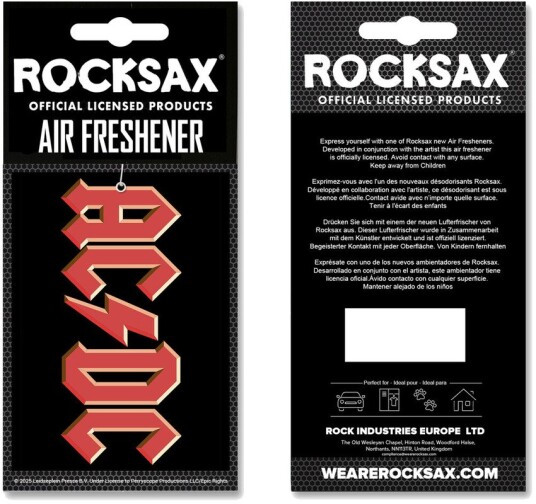 Rocksax AC/DC Logo Air Freshener Vanilla 78990064