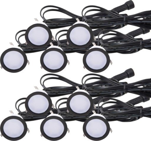 Light By Juhl Cosmos downlight svart 10 pk