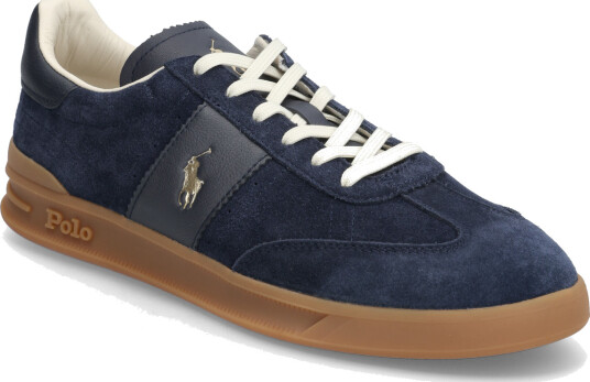 Polo Ralph Lauren Heritage Aera Suede Sneaker Navy 38.5 Polo Ralph Lauren Heritage Aera Suede Sneaker Navy 38.5