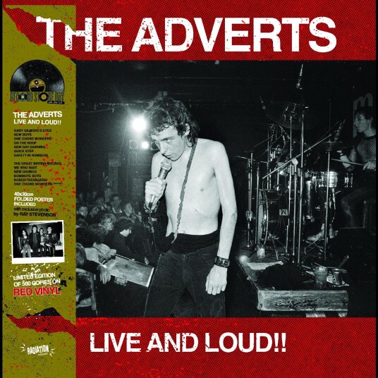 The Adverts  Live & Loud!! (RSD 2023)  LP/Vinyl
