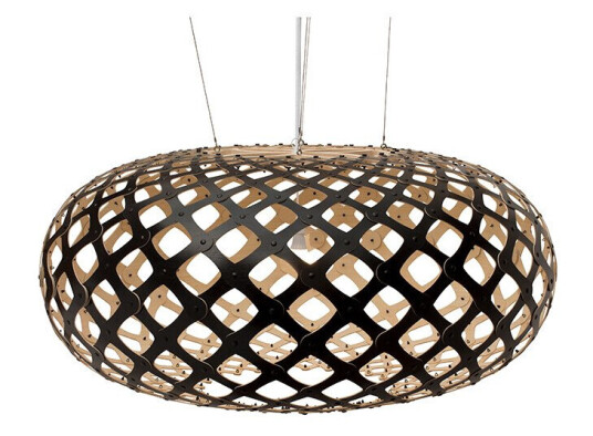 David Trubridge Kina Pendel Ø140 Svart 1 Side