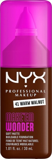 NYX Professional Makeup   Make Em Wonder Foundation 30 Ml   Brun