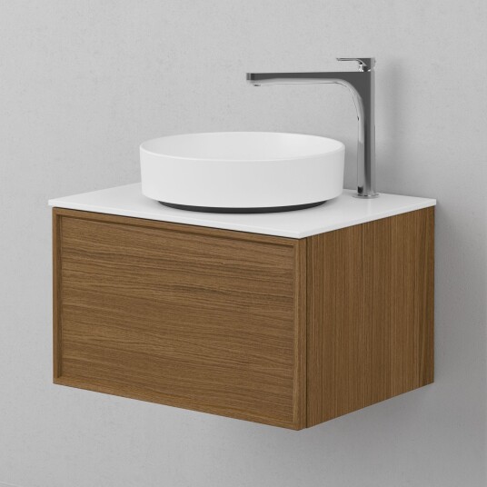 INR Iconic Nordic Rooms Air Wood Servantskap Hel Front med 2 og 4 Skuffer Dark oak / 60cm INR Iconic Nordic Rooms Air Wood Servantskap Hel Front med 2 og 4 Skuffer Dark oak / 60cm