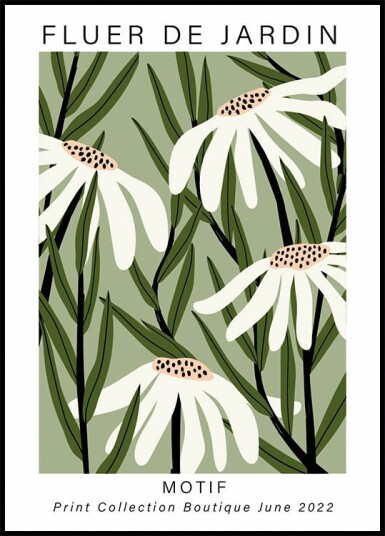 Fluer De Jardin Plakat Plakat / 100x150cm