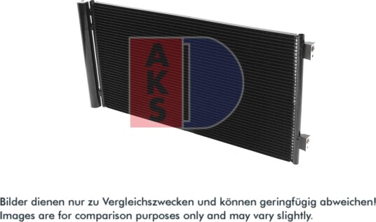 Kondensator, klimaanlegg AKS DASIS 052016N Kondensator, klimaanlegg AKS DASIS 052016N