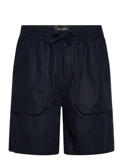 Lyle & Scott Linen Short Navy M