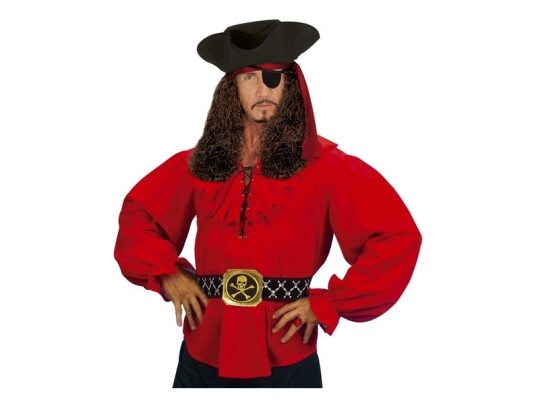 Widmann Rød Piratskjorte