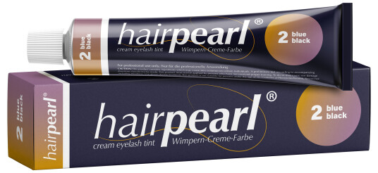 HairPearl Cream Eyelash & Eyebrow Tint No.2 Blue Black