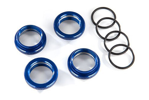 Traxxas 8968X Spring Adjuster Alu Blue GT-Maxx 4 Traxxas 8968X Spring Adjuster Alu Blue GT-Maxx 4