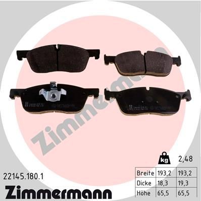 Bremseklosser ZIMMERMANN 22145.180.1