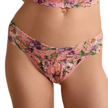 Hanky Panky Truser Printed Low Rise Thong Blomstret nylon One Size Dame