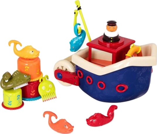 B Toys Badeleke 13 Deler Fiskebåt