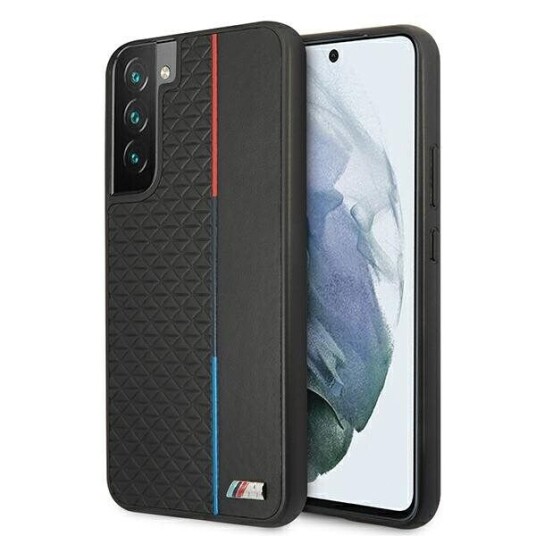 BMW Hardcase M Collection Triangles Etui til Samsung Galaxy S22+ Svart
