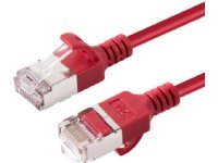 Microconnect V-FTP6A0025R-SLIM, 0,25 m, Cat6a, U/FTP (STP), RJ-45, RJ-45 Microconnect V-FTP6A0025R-SLIM, 0,25 m, Cat6a, U/FTP (STP), RJ-45, RJ-45