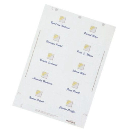 Durable Insert-etikett 90x54mm 20 ark