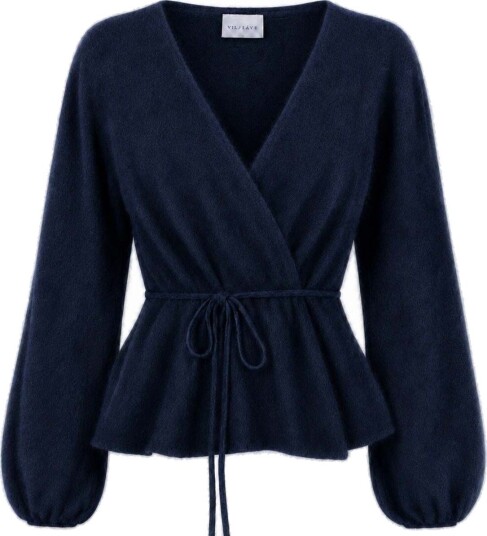 Vilje & Ve Ninni cardigan i mohair/ull, Deep Navy (152) 152