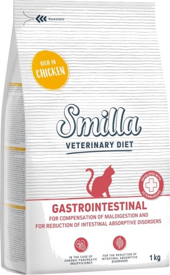 Smilla Veterinary Diet Tørrfôr Veterinary Diet Gastrointestinal Kylling 1 kg