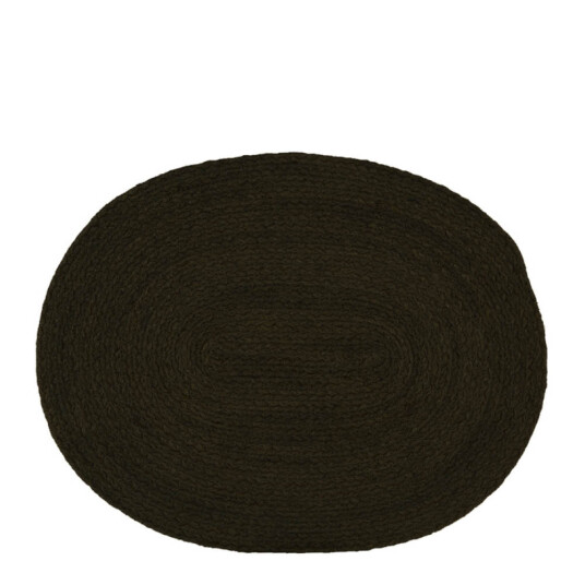 Holmen Jesper dekkebrikke 45x35 cm oval svart Holmen Jesper dekkebrikke 45x35 cm oval svart