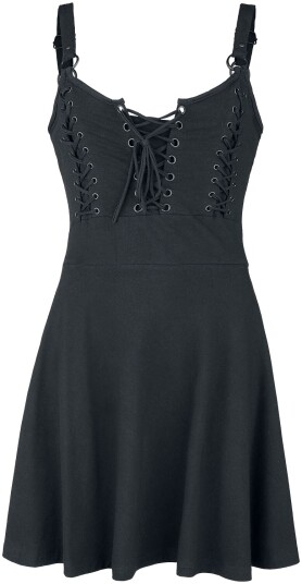 Poizen Industries   Goth Kort kjole   Malice kjole   XS til 4XL   Damer   svart