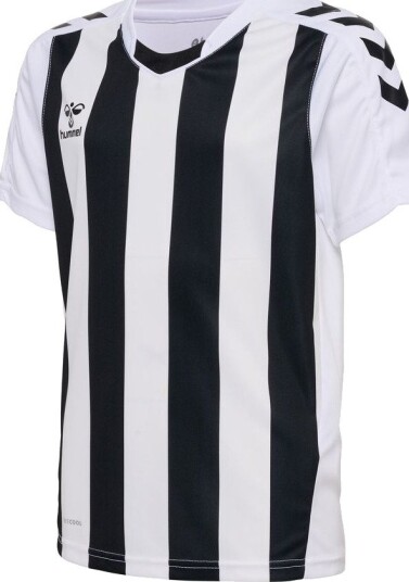 Hummel Spillerdrakt Core Striped Hvit/svart Barn størrelse 152 cm