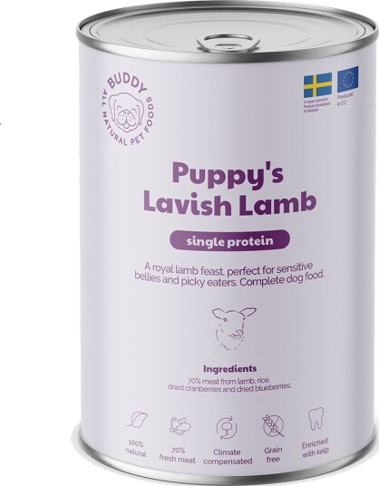 Buddy Puppy Lavish Lamb 400 G Buddy Puppy Lavish Lamb 400 G