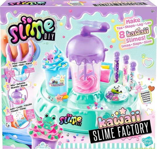 So Slime Slim Kawaii Slime Fabrikk So Slime OneSize Slim Blå Lilla Lyseblå Rosa