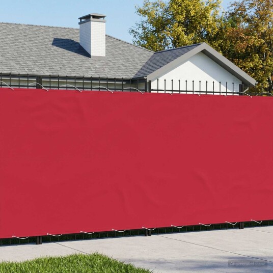 vidaXL Balkong privat skjerm 180 x 500 cm Stoff med PU belegg