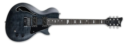 Ltd Bw-1 Evertune Flame Maple, See Thru Black, Fishman