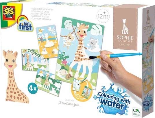 SES Creative Sophie la Girafe Maling Med Vann