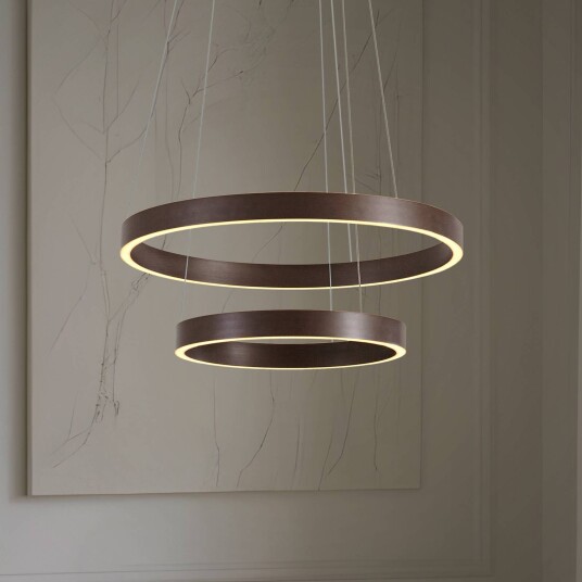 Pendellampe Yonam Lucande dimbar Brun / rust Stue / spisestue Metall Moderne Pendellampe Yonam Lucande dimbar Brun / rust Stue / spisestue Metall Moderne