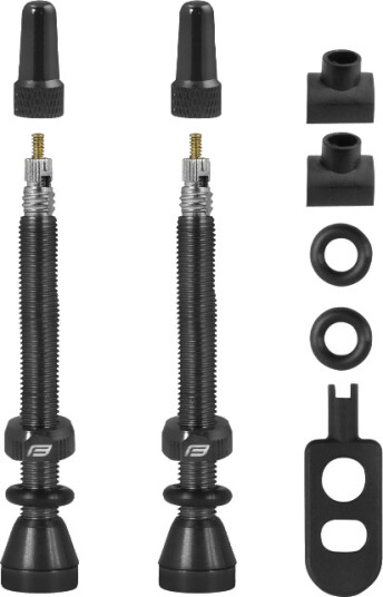 Force Ventilsett til Tubeless - 60mm, Sort