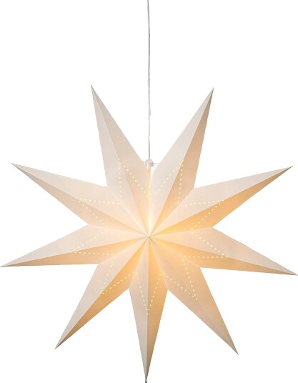 Star Trading   Papirstjerne Lysa ⌀ 80 cm   Hvit