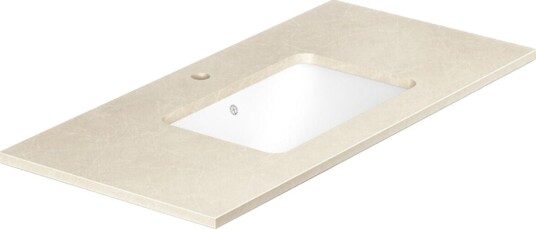 Gustavsberg Ducentic Benkeplate Beige Royal / 100cm 1 Hull for Kran Gustavsberg Ducentic Benkeplate Beige Royal / 100cm 1 Hull for Kran