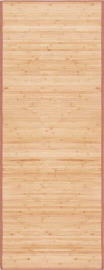 vidaXL Bambusteppe 80x200 cm brun