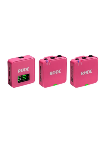 RÞde Wireless GO Gen 3 TrÄdlÞst Mikrofonsystem Rosa RÞde Wireless GO Gen 3 TrÄdlÞst Mikrofonsystem Rosa