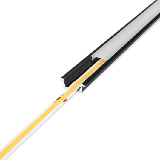Aluminiumsprofil for LED stripe AGGE Recessed innfelt Sølv Aluminiumsprofil for LED stripe AGGE Recessed innfelt Sølv