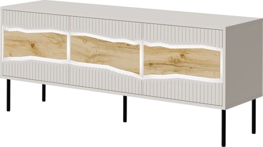 Stintino Tv-Benk 144x40 cm - Beige/Brun Stintino Tv-Benk 144x40 cm - Beige/Brun