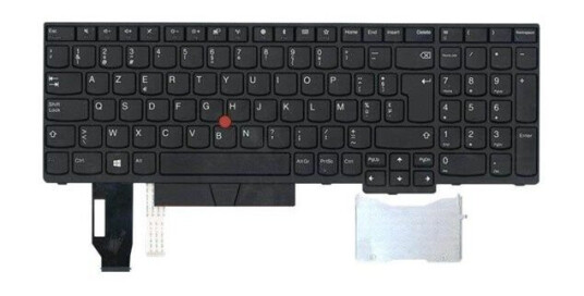 Lenovo Chicony - Brbart tastatur - til utskifting - Belgisk - Svart