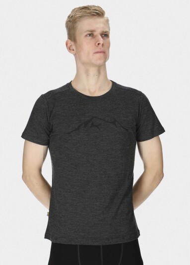 Swedemount Himalaya Merino Wool Tee Charcoal Melange L T Shirts Swedemount Himalaya Merino Wool Tee Charcoal Melange L T Shirts