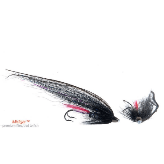 Midgar Tubeflies Light Dressed 45 mm Black & Silver