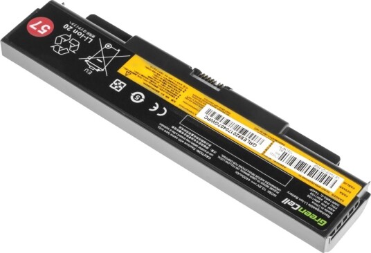 Green Cell Batteri Til Bærbar Pc Tilsvarer: Lenovo 45N1158 Litiumion 6-Cellers 4400 Mah Svart LE89