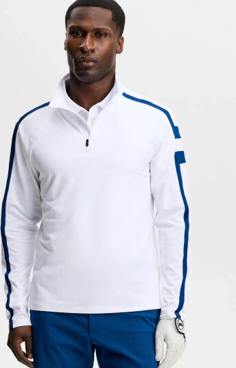 J. Lindeberg Keaton Quarter Zip Mid Layer White XXL J. Lindeberg Keaton Quarter Zip Mid Layer White XXL