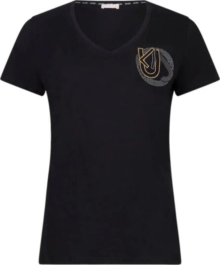 Liu Jo Dame Topper Svart M,