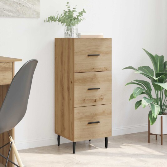 Serviesskap artisan eik 34 x 34,5 x 90 cm Konstruert tre Serviesskap artisan eik 34 x 34,5 x 90 cm Konstruert tre