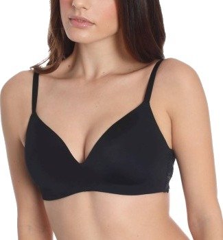sassa BH Classic Lace Padded Soft Bra Svart polyamid B 90 Dame