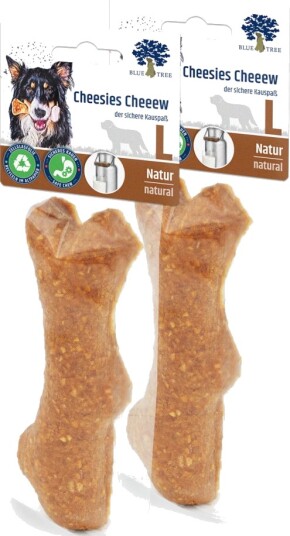Blue Tree Cheesie Cheeew Nature Størrelse L 2 Stykker 2 X 80 G Blue Tree Cheesie Cheeew Nature Størrelse L 2 Stykker 2 X 80 G